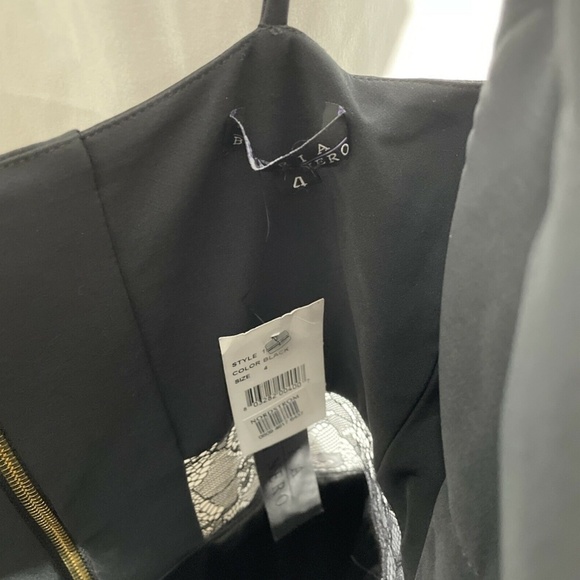 NWD Maria Blanca‎ Nero [SZ 4 ] Shannon Lace Inset Gown Black - Picture 11 of 12